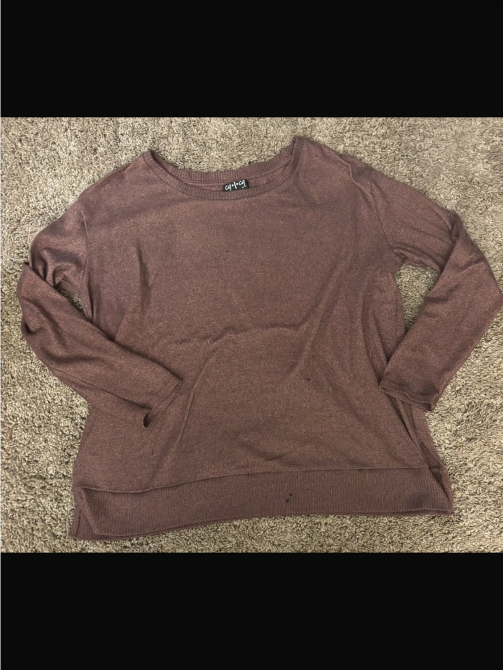 Everyday Lightweight Long Sleeve Sweater - Mauve